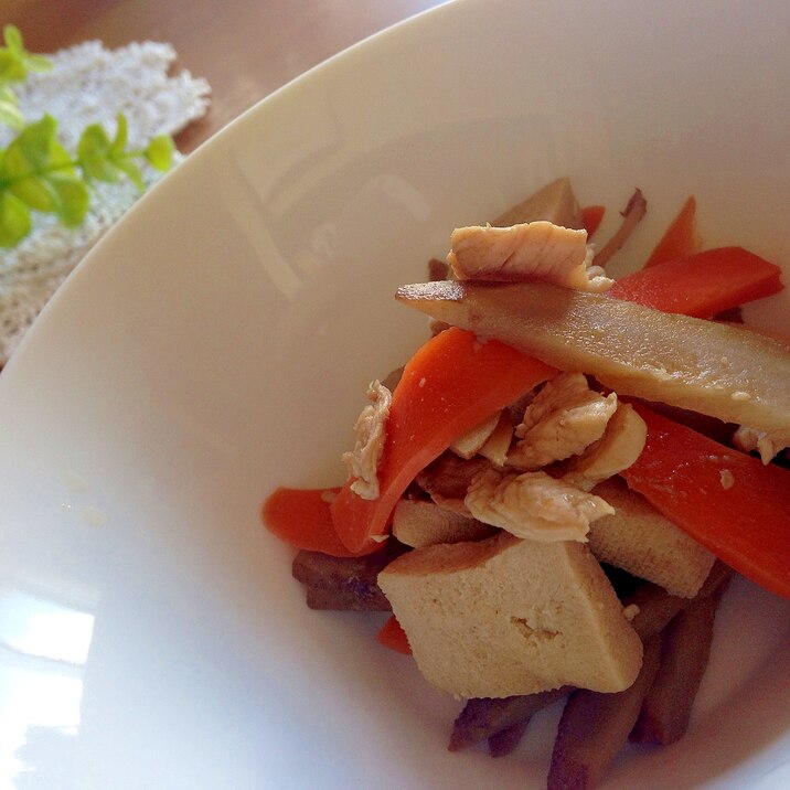 高野豆腐の冷めても美味しい煮物